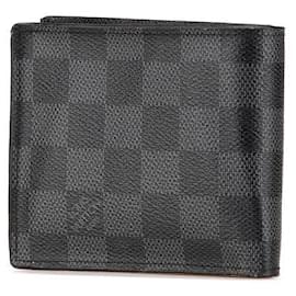 Louis Vuitton-Portefeuille Louis Vuitton Damier Graphite N63336-Noir
