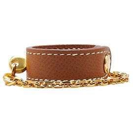 Hermès Hermann Leder Nomad Handschuhhalter Braun