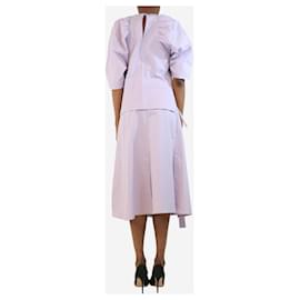 Autre Marque-Lilac top and midi skirt set - size UK 6-Purple