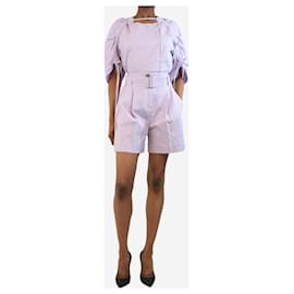 Autre Marque-Purple shorts with belt - size UK 6-Purple