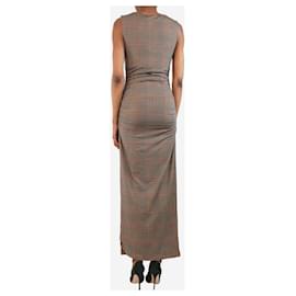 Veronica Beard-Brown Charissa houndstooth dress - size XS-Brown