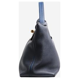 Hermès-Blue alligator 2424 patchwork bag-Blue