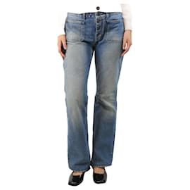 Saint Laurent-Blue frontback pocket jeans - size UK 8-Blue