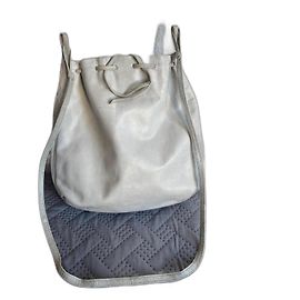 Bolsa Bottega Veneta de couro creme Creme
