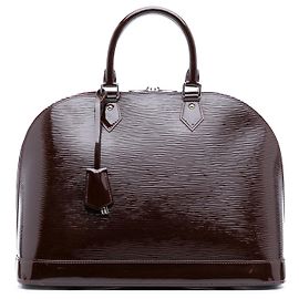 Louis Vuitton Epi Alma GM Vermelho Elétrico Vermelho Bordeaux