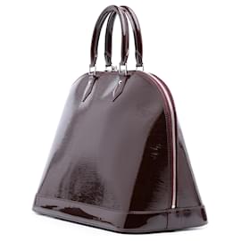 Louis Vuitton-Louis Vuitton Red Electric Epi Alma GM-Red,Dark red