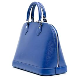 Louis Vuitton-Louis Vuitton Blue Epi Alma PM-Blue
