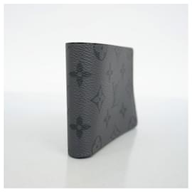 Louis Vuitton-Louis Vuitton Monogram Eclipse Reverse Bill Wallet-Brown