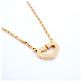 Cartier-Cartier C Heart Necklace in 18K Pink Gold with Diamond-Other