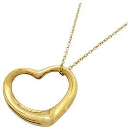Tiffany & Co-Tiffany Heart Necklace in 18K Yellow Gold-Other