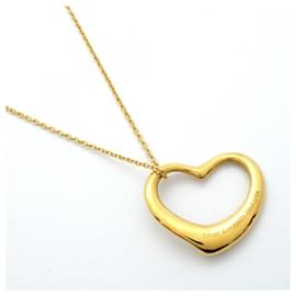 Tiffany & Co-Tiffany Heart Necklace in 18K Yellow Gold-Other