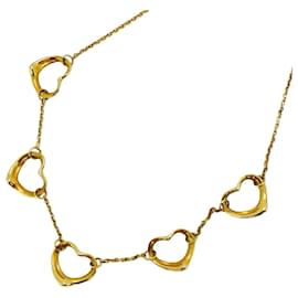 Tiffany & Co-Tiffany Heart Necklace in 18K Yellow Gold-Other