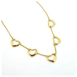 Tiffany & Co-Tiffany Heart Necklace in 18K Yellow Gold-Other