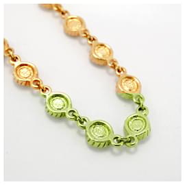 Christian Dior-Christian Dior Gold Plated Rhinestone Choker-Golden
