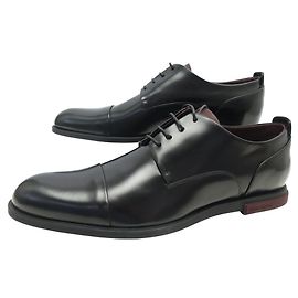NUOVE SCARPE LOUIS VUITTON DERBY MINISTER 7.5 41.5 IN PELLE NERA Nero