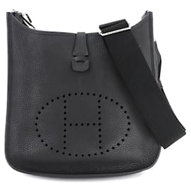 Hermès-Hermes Evelyne 3 PM Shoulder Bag-Black