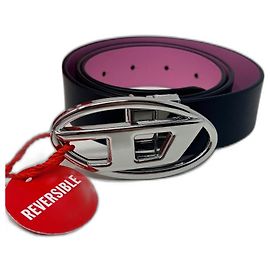 Ceinture Diesel Logo en Cuir Multicolore Multicolore