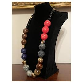 Dolce & Gabbana-Extraordinary important necklace DOLCE & GABBANA with large colored balls-Multiple colors