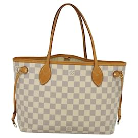 Louis Vuitton-LOUIS VUITTON Damier Azur Neverfull PM Tote Bag N41362 LV Auth 120593-Other
