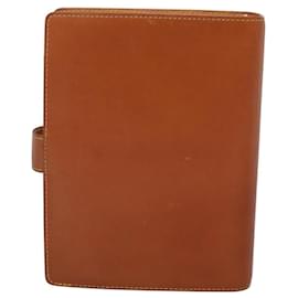 Louis Vuitton-LOUIS VUITTON Nomad Agenda MM Day Planner Cover Brown R20473 LV Auth yk18220-Brown