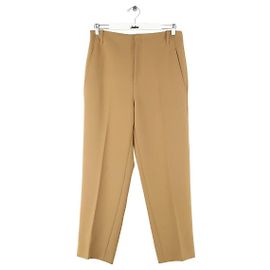 Laurence Bras Braune gerade Hosen Braun