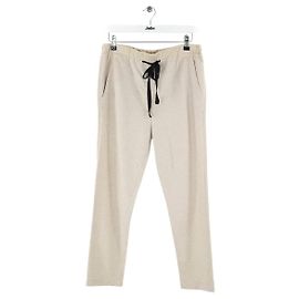 Forte Forte Beige Wollgerade Hose Beige