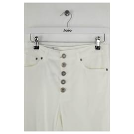 Autre Marque-White straight pants-White