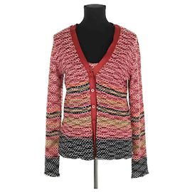 Missoni Bordeaux Wolle Oberteil Bordeaux