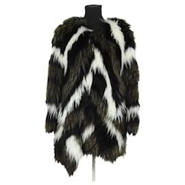 Autre Marque-Fur coat-Black