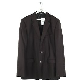 Dolce & Gabbana Black Wool Jacket XL Black