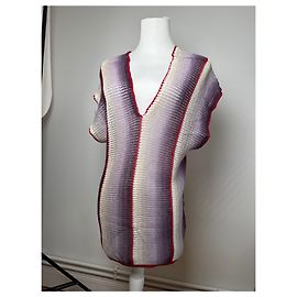 Autre Marque Vintage Kansai Yamamoto Oberteil Einheitsgröße aus Wolle Mehrfarben