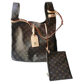 LOUIS VUITTON Bolsa Atlantis GM M46817 CONDIÇÃO QUASE NOVA Marrom