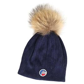 Fusalp Blauer Wollmütze Blau