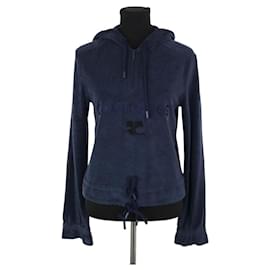Sweatshirt bleu Courreges Bleu