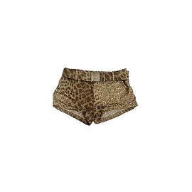 Bermuda vintage Roberto Cavalli Marrom Preto Castanho claro Castanho escuro