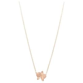 Cartier-Rise gold orchid with gemstone - Rare collection-Pink