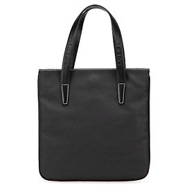 Bolso tote de cuero negro Anagram LOEWE Negro