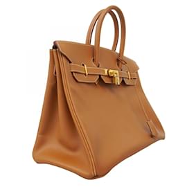 Hermès-Hermes Birkin 35 Handbag in Gold-Golden