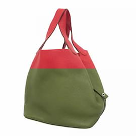 Hermès-Hermes Picotin Lock MM Handbag-Red