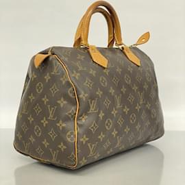 Louis Vuitton-Louis Vuitton Monogram Speedy 30 Handbag-Brown