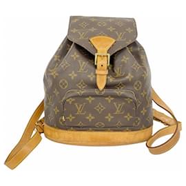 Louis Vuitton-Louis Vuitton Monogram Montsouris MM Backpack-Brown