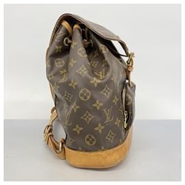 Louis Vuitton-Louis Vuitton Monogram Montsouris MM Backpack-Brown