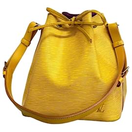 Louis Vuitton-Louis Vuitton Epi Petit Noe Shoulder Bag-Yellow