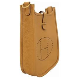 Hermès-Hermes Shoulder Bag Evelyn TPM in Biscuit-Other