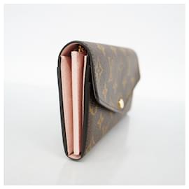 Louis Vuitton-Louis Vuitton Long Wallet Monogram Portefeuille Sarah M62235-Pink
