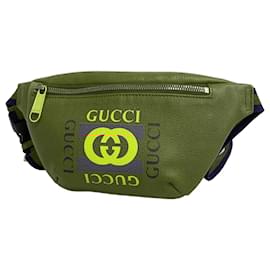Gucci-Gucci Red Leather Sling Bag-Red