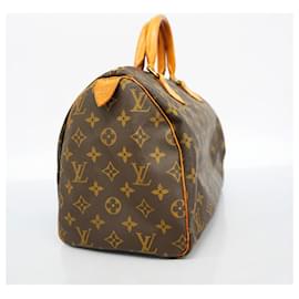 Louis Vuitton-Louis Vuitton Monogram Speedy 30 Handbag-Brown
