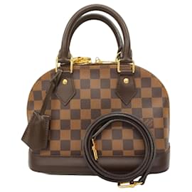 Louis Vuitton-Louis Vuitton Damier Alma BB Handbag-Damier ebene