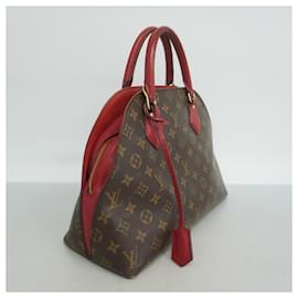 Louis Vuitton-Louis Vuitton Monogram Alma Handbag-Brown,Red