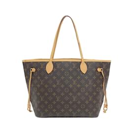 Louis Vuitton-Louis Vuitton Monogram Neverfull MM Handbag-Brown